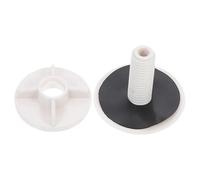 Toyvian Tappo per Semplice e Classica e Filettata Coprimento Decorativo Copriforo in Abs Bianco Struttura Chiusura Ermetica Contro Perdite Lavabo Cucina Bagno