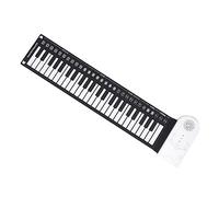 Toyvian Tastiera Arrotolabile Portatile Per Principianti Pianoforte Flessibile e Pieghevole Strumento Per e Adulti Facile Trasportare e Utilizzare