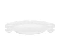 Toyvian Tavolozza per Dipingere in Plastica Bianca Forma Piede per Acquerello Acrilico e Gouache per Artisti Creativi