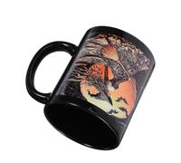 Toyvian Tazza da Caffè in Ceramica da 350ml Design Strega di Halloween, Resistente alle Macchie e Dalla Texture Liscia, per Feste Autunnali e Decorazioni Festive