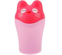 Toyvian Tazza per Shampoo con Manico Facile da Tenere per Ragazzo Ragazza Materiale Pp Resistente Design Adorabile a Forma di Cartone, per Lavaggio Chioma Sotto la Doccia