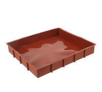 Toyvian Teglia per Dolci in Silicone Antiaderente 26x30x4,2 Cm, Stampo Rettangolare per Pane e Plumcake, Teglia da Forno Riutilizzabile per Cottura Uniforme e Toast in Cucina Domestica
