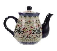 Toyvian Teiera in Ceramica Resistente al Calore per Casa, Pentola per Acqua Fredda da Cucina, Bollitore Domestico per Tè e Infusi, Design Elegante per Sala da Pranzo e Intrattenimento,