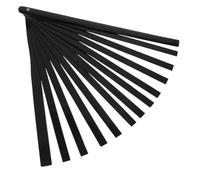 Toyvian Telaio Ventaglio Pieghevole in bambù, Nero, per Fai da Te e Fan Making, Accessorio per Ventagli, per Decorazione Casa e Artigianato