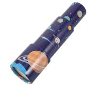 Toyvian Telescopio Portatile Per Bambini Motivo Spaziale, Monoculare Regolabile a Tre Sezioni in Carta Resistente, Giocattolo Scientifico Educativo Per Avventure All'aperto e Giochi Di Finzione