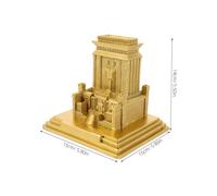 Toyvian Tempio Sacro di Gerusalemme in Resina Decorazione Religiosa da Tavolo Statua Artistica per Casa e Ufficio Artigianato Unico e Compatto