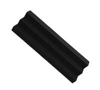 Toyvian Trappola Per Bassi Angolare 12x12x48 Cm in Schiuma Fonoassorbente Nera, Pannello Acustico Per Controllo Del Riverbero in Studio Di Registrazione e Sala Prove