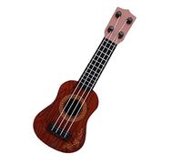 Toyvian Ukulele per Bambini in Plastica da 9,8 Pollici - Chitarra 4 Corde Strumento Musicale Educativo per L'apprendimento