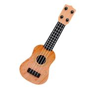 Toyvian Ukulele per Bambini in Plastica da 9,8 Pollici - Giocattolo Chitarra 4 Corde - Strumento Musicale Educativo per L'apprendimento