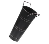 Toyvian Vaso in Ferro Stile Rustico Secchiello Vintage per Composizioni Floreali e Decorazioni Casa Portaombrelli e Contenitore Multifunzionale per Soggiorno e Ufficio