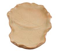 Toyvian Vassoio per Piante Ceramica Resistente Supporto per Fioriere da Balcone Antigoccia e Leggero per Piante Grasse e Bonsai Design Semplice Ed Elegante