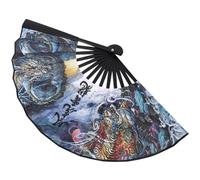 Toyvian Ventaglio Pieghevole Classico in Seta Elegante per Ballo e Matrimonio, Accessorio Fotografico Leggero e Pratico per Feste all’Aperto, Stile Cinese Vintage