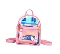 Toyvian Zaino Cerniera Pratica in Materiale Resistente Casual Abbagliante P Rosa Borsa da Viaggio Leggera e Portaoggetti per Ragazze per Scuola, Shopping e Brevi Viaggi Outdoor