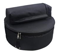 Toyvian Zaino Porta-tamburi Oxford Nero, Borsa Portatile Per Batteria Con Maniglia e Tracolle Regolabili, Custodia Per Strumenti Musicali Resistente e Leggera Per Trasporto e Viaggio