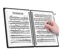 TOYYOUNG Cartella portadocumenti formato A4, 60 pagine, stile moderno, colore nero, protegge i documenti musicali, 30 tasche, organizer portatile
