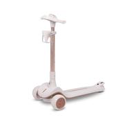 TOYZ - Monopattino per Bambini dai 3 Anni in Su - Monopattino Satura con Controllo Dell'equilibrio e Ruote Luminose - Manubrio Regolabile e Portabottiglie - Monopattino a Tre Ruote per Bambini -Bianco