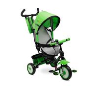 TOYZ TIMMY Bicicletta a 3 ruote - Modulare - Sicura - Numerosi miglioramenti - Schienale regolabile - Per bambini da 2 a 5 anni - Portata fino a 25 kg - 89x96x52 cm - Verde