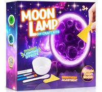 Toyzey Set fai da te per bambini a partire da 6 7 8 9 10 anni, luce notturna regalo per ragazze e ragazzi 10 11 12 anni, lampada a forma di luna fai da te per ragazze 6-12 anni, giocattolo per bambini