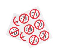 TOYZFRIENDY 10 pezzi Etichette Adesive di Avvertimento Non Toccare Segnali Sicurezza Autoadesivi Resistenti per Luoghi di Lavoro Promuovono Consapevolezza e Prevenzione Incidenti