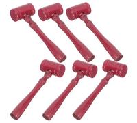 TOYZFRIENDY 10 pezzi Martelli in per Giudice Gavel con Finitura Liscia e Accessorio per e Regali Avvocati Mallet Robusto e Portatile