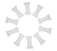 TOYZFRIENDY 10 Pezzi Mini Roman Pillar Candle Holders in Resin Nordic Elegant Miniature Greek Columns For Wedding Romantic Dinner And Table Decoration