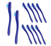 TOYZFRIENDY 10 pezzi Spazzolini da Denti Mini con Manico Corto per Uso in Prigione e Ospedale Design Sicuro e Resistente per Pulizia Orale in Ambienti di Sicurezza