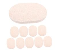 TOYZFRIENDY 10 pezzi Spugne Viso Riutilizzabili Multiuso per Pulizia e Esfoliazione Compatte e Portatili per Rimozione Trucco e Detergente Viso Sensibile