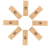 TOYZFRIENDY 100 Pezzi Sacchetti Posate in Kraft Usa e Getta per Banqueting Buste Portaposate per Forchetta Coltello Cucchiaio per Feste Ristoranti e Matrimoni
