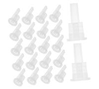 TOYZFRIENDY 100 pezzi Tappo Interno per Bottiglie Olio Essenziale Denti Contagocce per Flaconi Ricambio Per Boccette e Diffusori Olio Essenziale