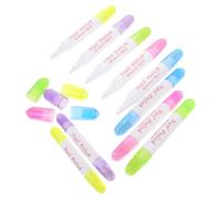 TOYZFRIENDY 10pezzi Penna Per Rimuovere La Vernice Per Unghie Penna Per Correggere i Bordi Delle Unghie Per Pulire La Vernice Adatta Per Manicure Casa Centri Di Bellezza Ricaricabile e Utile