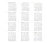 TOYZFRIENDY 12 pezzi Sacchetti con Coulisse per Filtrare Brodi e Spezie Borse Riutilizzabili per Infusi per Tisane Brodi e Profumi da Cucina Dimensioni
