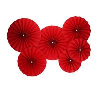 TOYZFRIENDY 12 Pezzi Ventagli per Decorazioni Capodanno Decorazioni da Appendere per Feste e Artigianato Prop per Anno del Coniglio Resistente e Facile da Montare