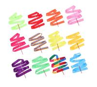 TOYZFRIENDY 12 Ritmico con Bastoncino per Nastri Colorati per e Allenamento Attrezzi per Bambina e Coreografie