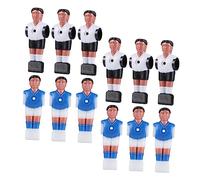 TOYZFRIENDY 12pezzi Da Calcio Balilla in Miniatura Di Calciatore Giocattolo Per Biliardino Dettagli Raffinati Materiale Di Facile Da Installare e Sostituire