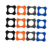 TOYZFRIENDY 16 pezzi Anelli Antiscivolo Microfono in Gomma da Protezione Anti-rotolamento e Antiurto per Microfoni Palmari Wireless Accessori Colorati per Karaoke e Performance Sul Palco