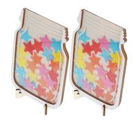 TOYZFRIENDY 2 Impostati Barattoli Magnetici con Stelle Vasetti Ricompensa per Comportamento Classe Strumento Interattivo per Gestione Facili Installare su Lavagne Riutilizzabili e Creativi