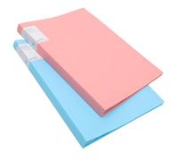 TOYZFRIENDY 2 pezzi Cartellina Porta Documenti Grande Capacità Organizer Leggero per Disegni Arte e Fascicoli Pagine Blu per Scuola e Ufficio