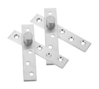 TOYZFRIENDY 2 pezzi Cerniera Perno Nascosta in Acciaio Inox Rotante Cerniera Centrale Robusta per Porte Segrete Superficie Spazzolata Resistente e Meccanismo Silenzioso