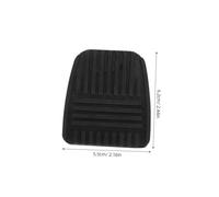 TOYZFRIENDY 2 pezzi Copripedali in Gomma Antiscivolo per Freni e Frizione Protezione Facili da Installare e Pulire Materiale Spesso e Resistente per Auto
