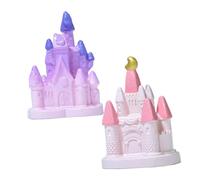 TOYZFRIENDY 2 Pezzi Mini Cottage Decorazione Miniatura per e Desktop Micro Paesaggio Resistente per Mini Bottiglie Ecologiche e Balconi