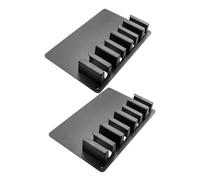 TOYZFRIENDY 2 pezzi Porta Tagliacapelli da Parete Organizer Barbiere per Macchinetta Capelli e Sfilzino Supporto Pratico per Parrucchieri Scatola Porta Strumenti da Salone Montaggio Muro