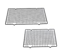 TOYZFRIENDY 2 Pezzi Raffreddamento Pane e Dolci Non Stick Accessori Casa per per Barbecue e Essiccazione Verdure Rete Quadrata Resistente e Sicura