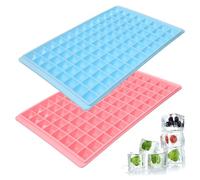 TOYZFRIENDY 2 Pezzi Stampo per Cubetti Ghiaccio Forma Cavità in Plastica Resistente Facile da Sformare Impilabile e Versatile Bar e Feste Colore Casuale