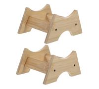 TOYZFRIENDY 2 pezzi Supporto in Legno per Distributore Bevande Base Stabile per Bottiglie e Brocche di Varie Dimensioni Elegante Porta Dispenser per Cucina e Bar