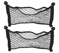 TOYZFRIENDY 2 Reti Portaoggetti per Bagagliaio Auto 45X25 CM Organizer per Sedile Posteriore Ganci e Viti Tasca Rete per Bagagliaio Suv Accessori per Mantenere Ordine e Sicurezza in Auto