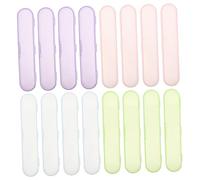 TOYZFRIENDY 20 Pezzi Scatola Pinzette in Plastica Trasparente con Scomparti Protettivi Antigraffio Custodia Compatta e per Viaggi e Estensioni