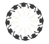 TOYZFRIENDY 24 Pezzi Toppers Torta Laurea Berretto Laurea Decorazioni Cupcake per Festa e Celebrazioni Scuola Accessori Cake Topper e Facili da Usare e Rimuovere