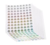 TOYZFRIENDY 2400 pezzi Etichette Adesive Qc Passed Resistente Acqua Sole per Controllo Qualità Magazzino e Registro Facili da Applicare e Rimuovere