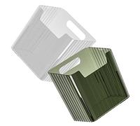 TOYZFRIENDY 2pezzi Organizer in Plastica Per Bagno e Cucina Scatola Portashampoo e Portaoggetti Per Cosmetici