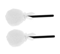 TOYZFRIENDY 2pezzi Piumino Per Lecca-lecca Per e Applicatore Per Fondotinta e Per Cosmetici e Beauty Routine